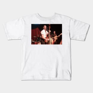 Jim Heath The Reverend Horton Heat Photograph Kids T-Shirt